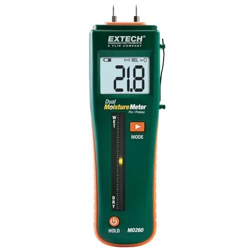 Extech MO260: Combination Pin/Pinless Moisture Meter - anaum.ca