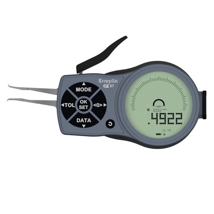 Kroeplin L102 Electronic Internal Measuring Gauge, Range 0.10-0.49inch - Anaum Corporation