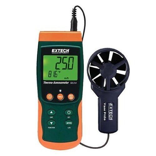 Extech SDL310: Thermo-Anemometer/Datalogger - Anaum Corporation