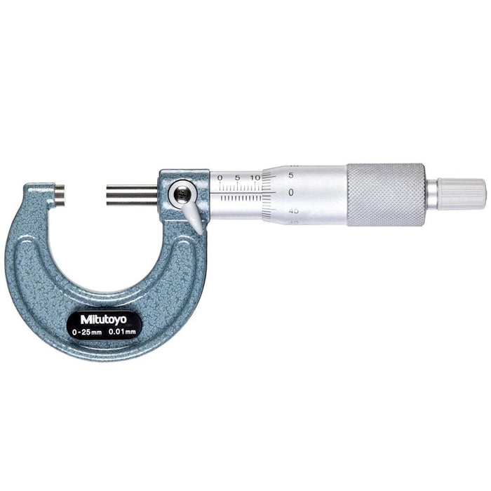 Mitutoyo 103-137 Outside Micrometer, Range 0-25mm