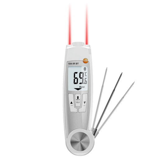 Testo 104-IR BT Infrared/Penetration Thermometer with App Connection - Anaum Corporation