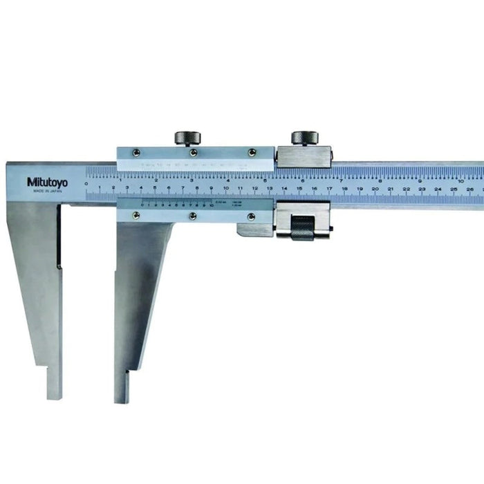 Mitutoyo 160-151 Vernier Caliper With Nib Style Jaws, Range 0-450mm/0-18"