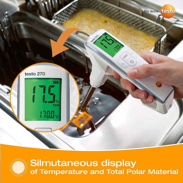 Testo 270-KIT Cooking Oil Tester, 0-40%TPM