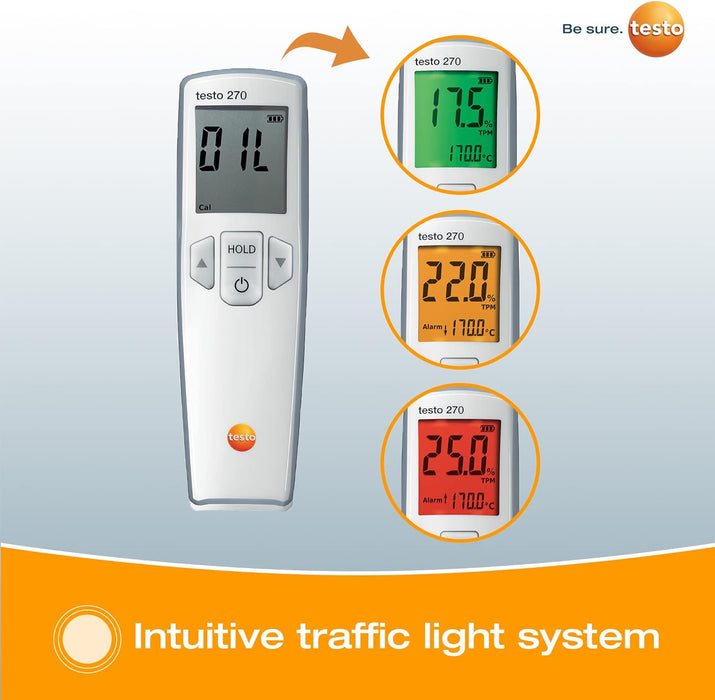 Testo 270-KIT Cooking Oil Tester, 0-40%TPM