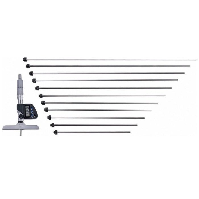 Mitutoyo 329-351-30 Digital Depth Micrometer, Range 0-12″/0-304.8mm