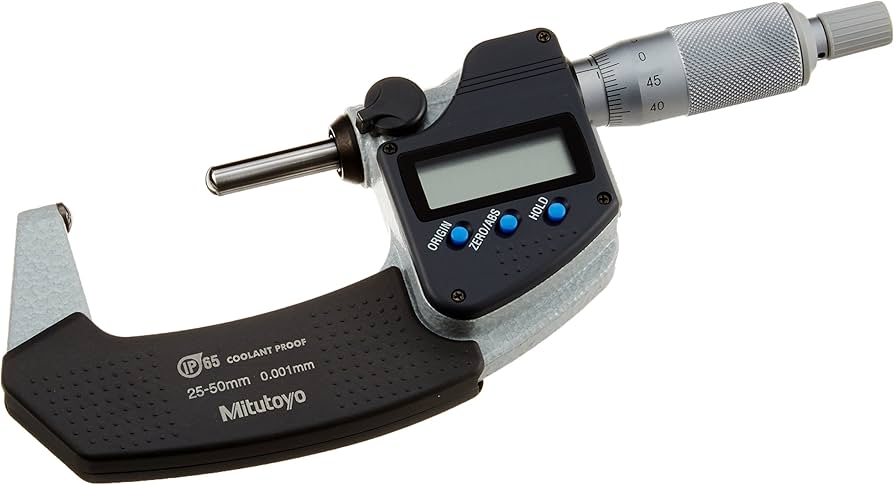 Mitutoyo 395-272-30 Electronic Spherical Face Micrometer, Range: 25-50mm