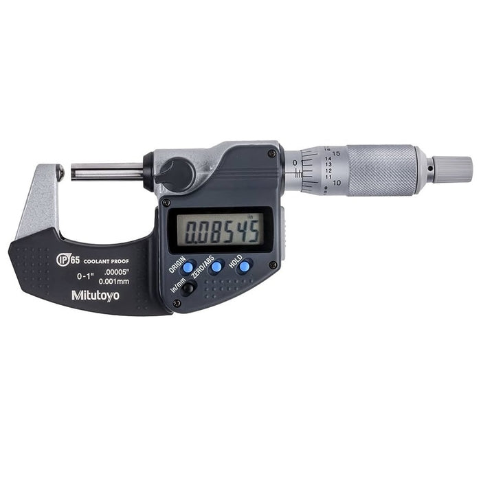 Mitutoyo 395-351-30 Spherical Face Micrometer, Range 0 ~ 1″/25.4mm