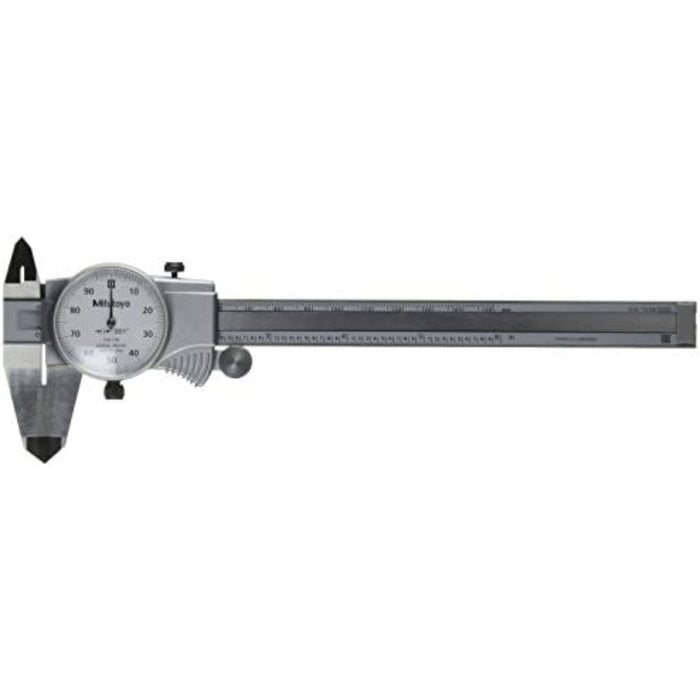 Mitutoyo 505-742 Dial Caliper, Range: 0-6"