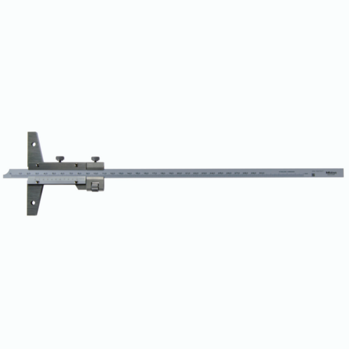 Mitutoyo 527-103 Vernier Depth Gage, Range: 0-300mm/0.02mm