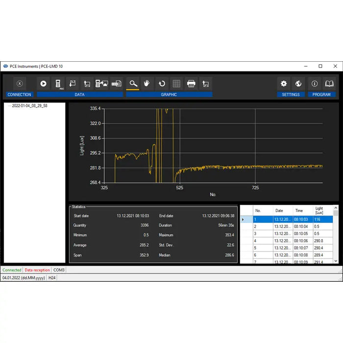 PCE-LMD 10 Light Meter/Data Logger