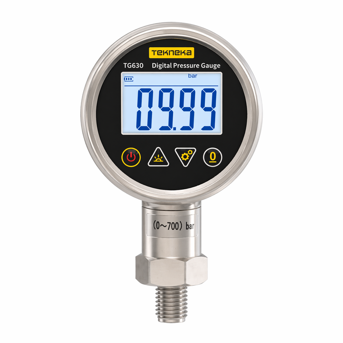 Tekneka TG630-GP700 Digital Pressure Gauge (700bar/10,000psi) - Anaum Corporation