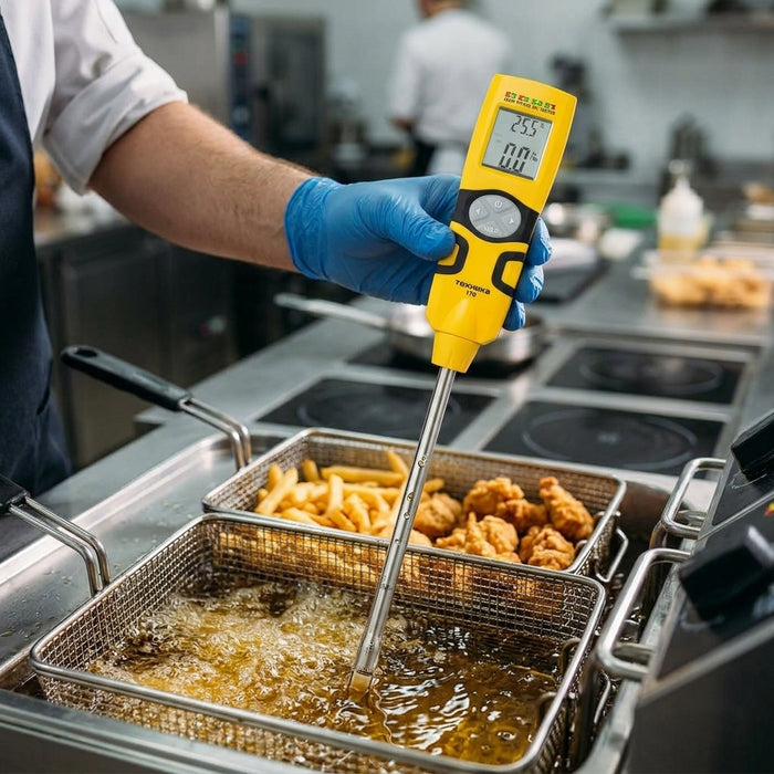 Tekneka 170 Deep Fry Cooking Oil Tester, 0-40%TPM
