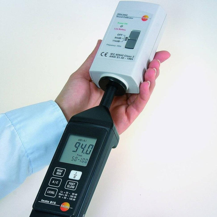 Testo Sound Level Calibrator - anaum.ca