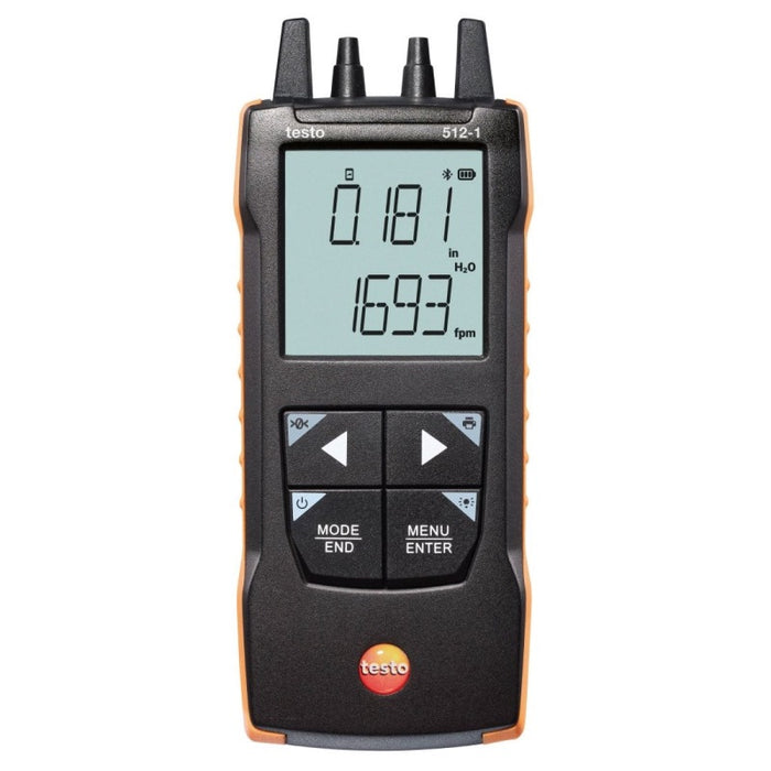 Testo 512-1 Digital Differential Pressure Measuring Instrument With App Connection