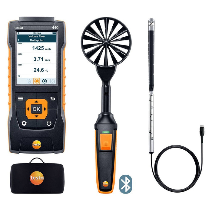 Testo 440 Air Flow Combo Kit 2 With Bluetooth® - anaum.ca