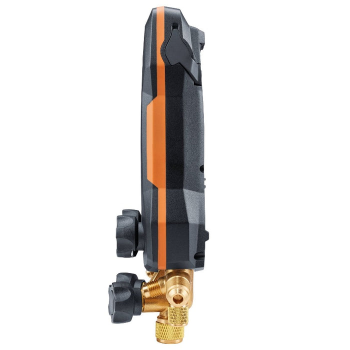 Testo 557s Smart Digital Manifold With Wireless Vacuum, Clamp Temperature Probes, And Hose Filling Set With 4 Hoses