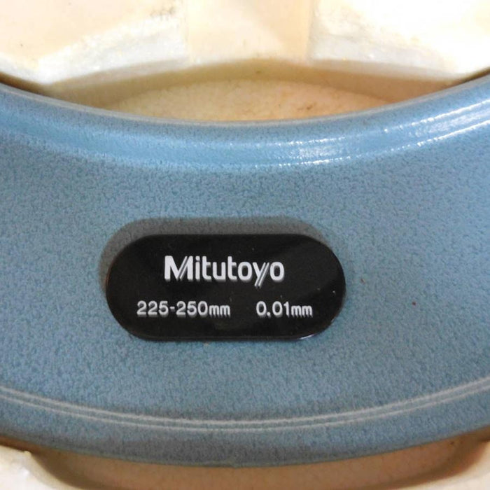 Mitutoyo 103-146-10 : Outside Micrometer Range 225-250mm - anaum.ca