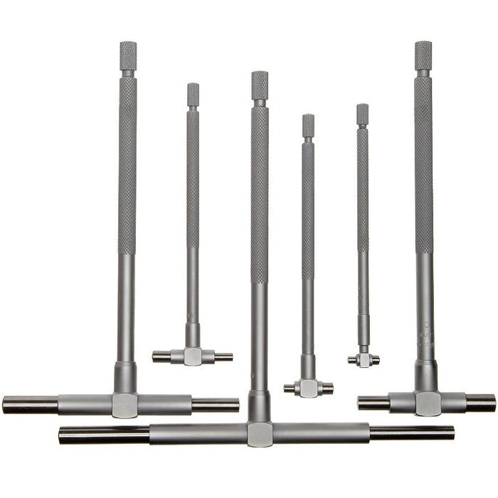 Mitutoyo 155-903 Telescoping Gage, 6 Piece Set, Range 0.313-6"