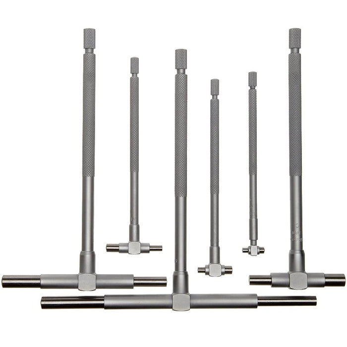 Mitutoyo 155-905 Telescoping Gage, 6 Piece Set, Range 8-150mm