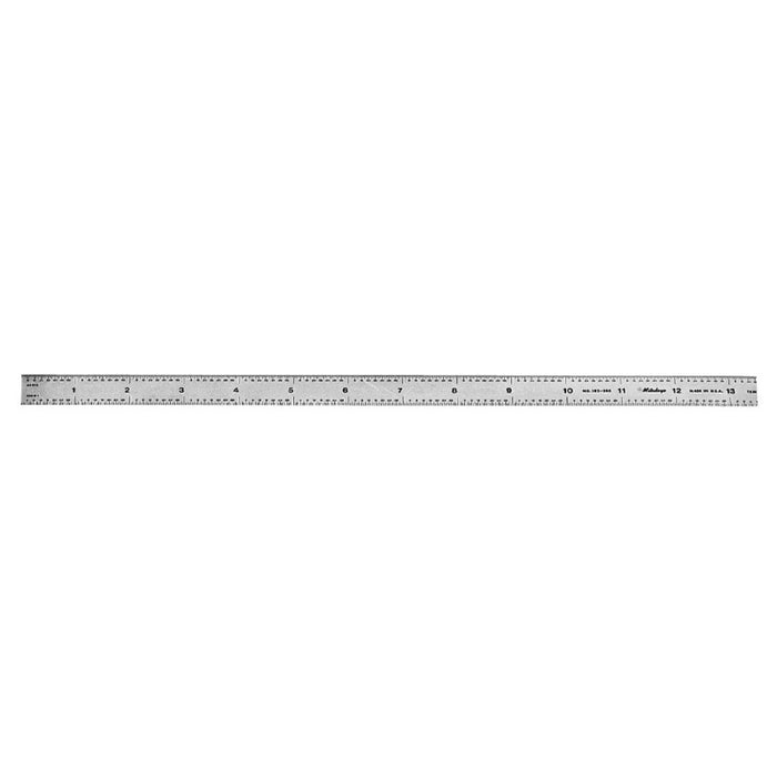 Mitutoyo 182-265 Full-Flexible Steel Rule, Size 24" X 600mm