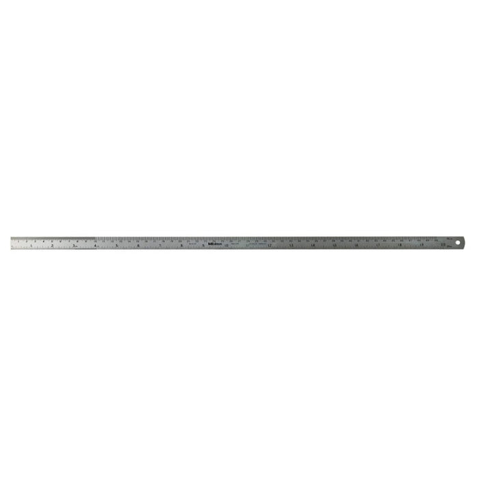 Mitutoyo 182-307 Semi-Flexible Steel Rule, Size 20" X 500mm