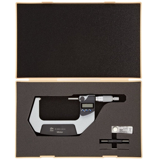 Mitutoyo 293-243-30 : Digimatic Micrometer 75-100mm IP65 Ratchet Stop-No SPC - anaum.ca