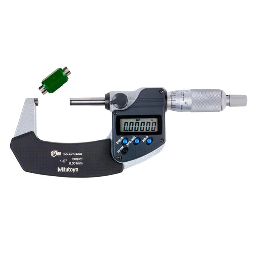 Mitutoyo 293-341-30 : Micrometer 1-2"/ 25-50mm IP65 Ratchet Stop-No SPC - anaum.ca