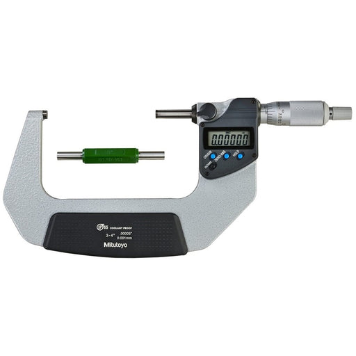 Mitutoyo 293-343-30 : Micrometer 3-4"/ 76-101mm IP65 Ratchet Stop-No SPC - anaum.ca