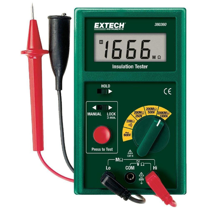 Extech 380360: Digital Megohmmeter - Anaum - Test and Measurement