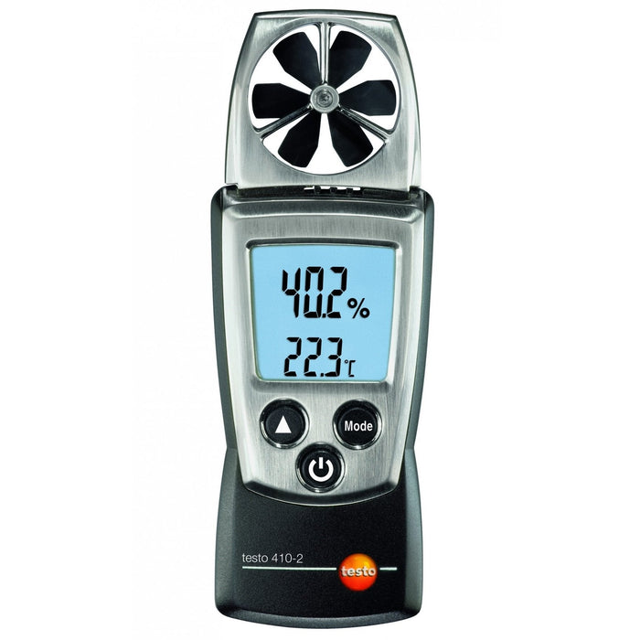 Testo 410-2 : Vane anemometer with Humidity Measurement - anaum.ca