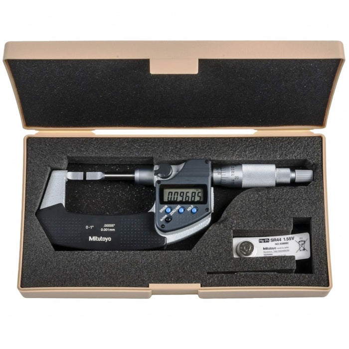 Mitutoyo 422-330-30 : Digimatic Blade Micrometer 0-1"/ 25.4mm - anaum.ca