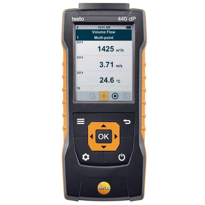 Testo 440 dP : Air Velocity and IAQ Measuring Instrument - anaum.ca