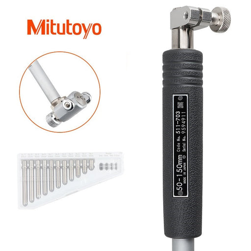 Mitutoyo 511-703 Standard Dial Bore Gauge, Range 50-150mm (Without Dial Gage) - anaum.ca