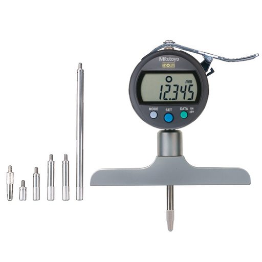 Mitutoyo 547-252 Absolute Digimatic Depth Gage, Range 0-200mm - anaum.ca