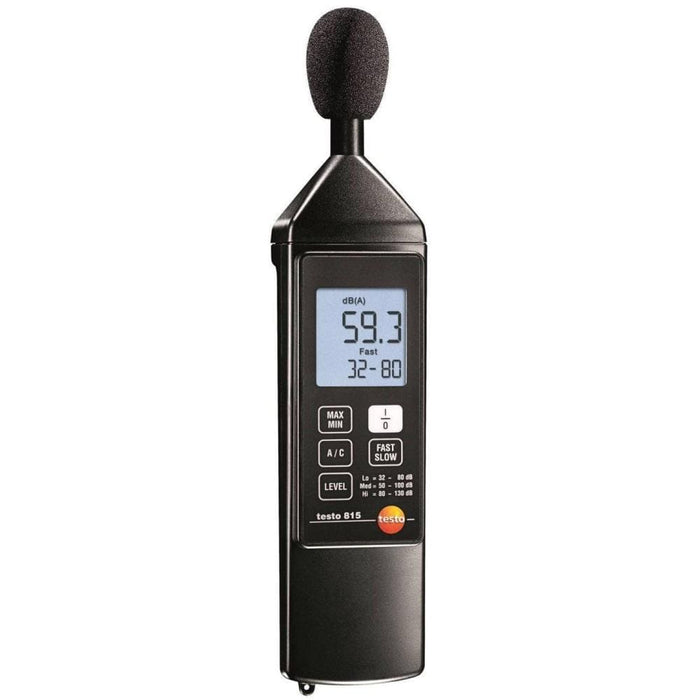 Testo 815 : Sound Level Meter - anaum.ca