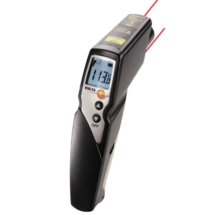 Testo 830-T4 Infrared thermometer, 2-Point Laser, 30:1 Optics - anaum.ca