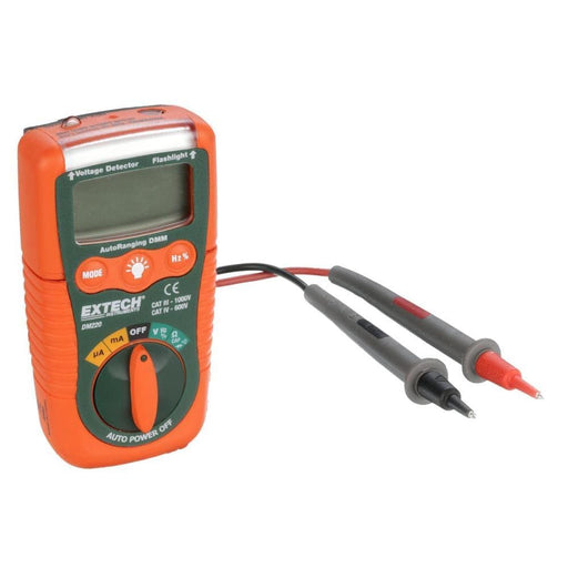 Extech DM220: Mini Pocket MultiMeter with Non-Contact Voltage Detector - anaum.ca