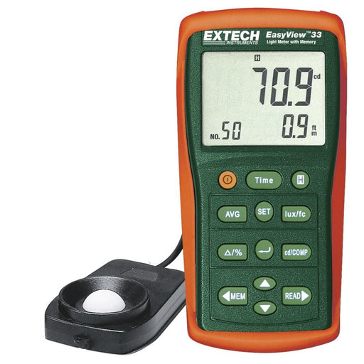 Extech EA33: EasyView Light Meter with Memory - anaum.ca