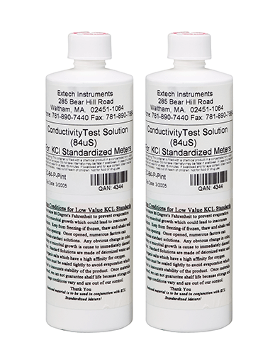 Extech EC-84-P: 84µS Conductivity Standard (2 Bottles) - anaum.ca