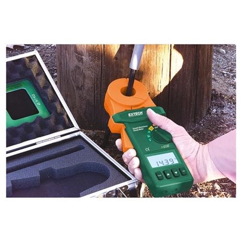 Extech 382357: Clamp-on Ground Resistance Tester - Anaum - Test and Measurement