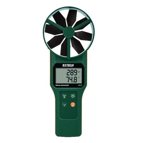 Extech AN300: Large Vane CFM/CMM Thermo-Anemometer - Anaum - Test and Measurement