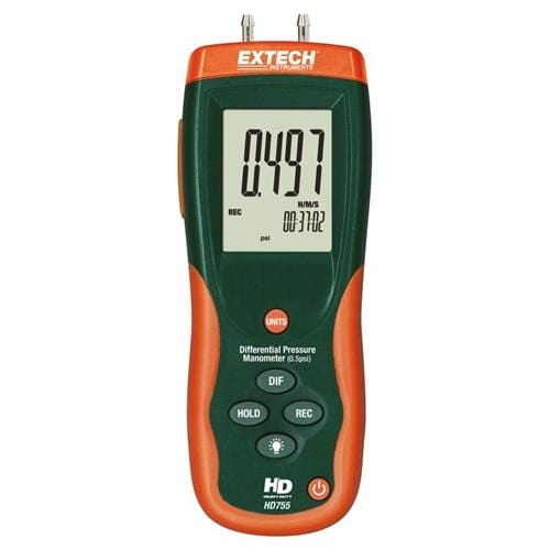 Extech HD755: Differential Pressure Manometer (0.5psi) - anaum.ca