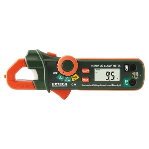 Extech MA150: 200A Mini AC Clamp Meter + NCV Detector - anaum.ca