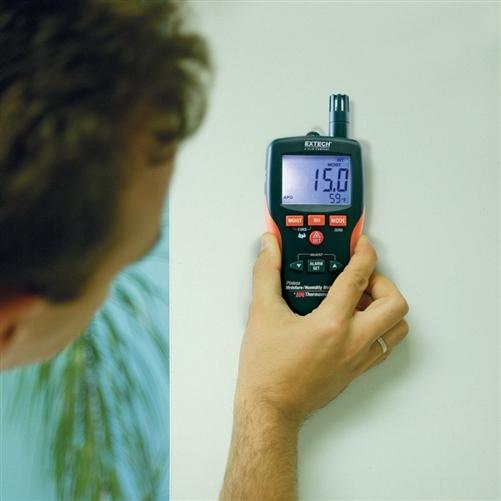 Extech MO290: Pinless Moisture Psychrometer + IR - anaum.ca