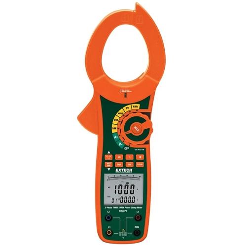 Extech PQ2071: 1-/3-Phase 1000A True RMS AC Power Clamp Meter - anaum.ca