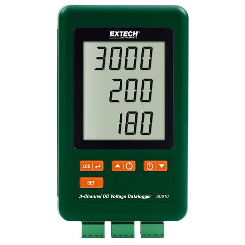 Extech SD910: 3-Channel DC Voltage datalogger - anaum.ca