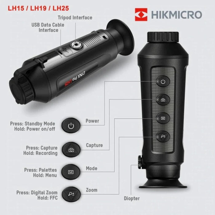 HIKMICRO LYNX Pro LH25 Handheld Thermal Monocular Camera