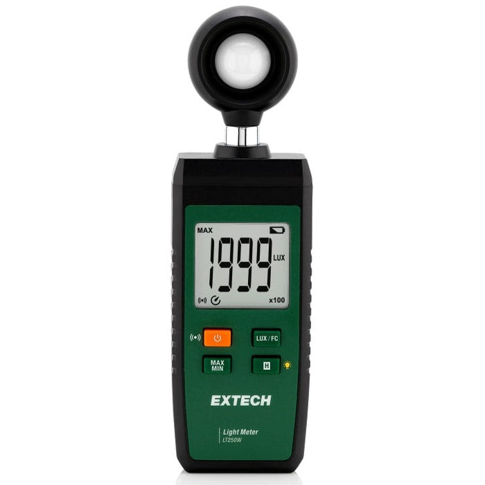 Extech LT250W Light Meter with Connectivity to ExView App - anaum.ca