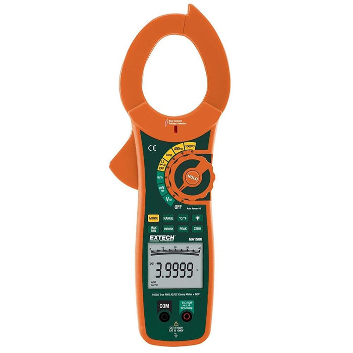 Extech MA1500: 1500A True RMS AC/DC Clamp Meter + NCV - anaum.ca