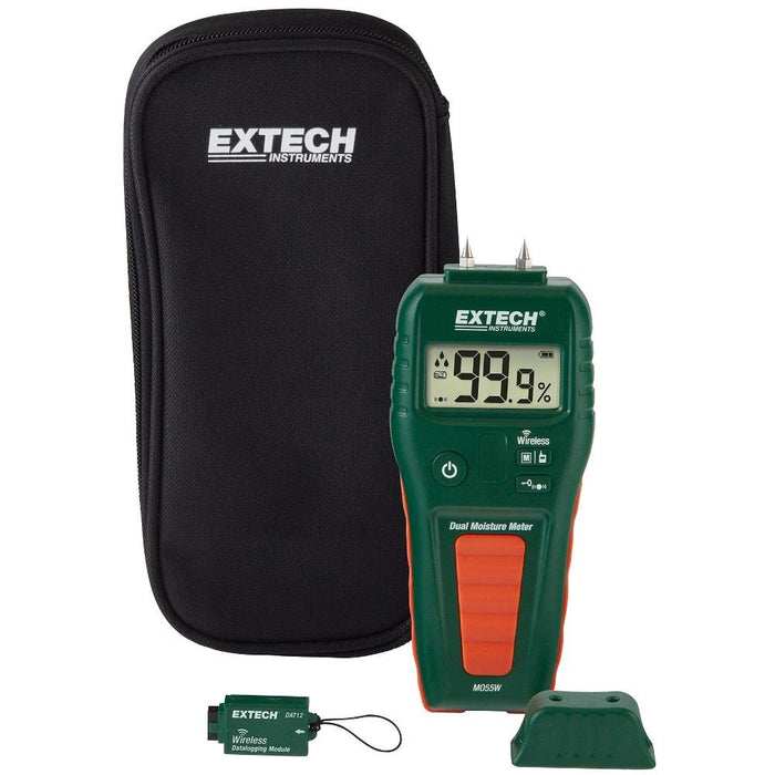 Extech MO55W : Wireless Datalogging Pin/Pinless Moisture Meter - anaum.ca